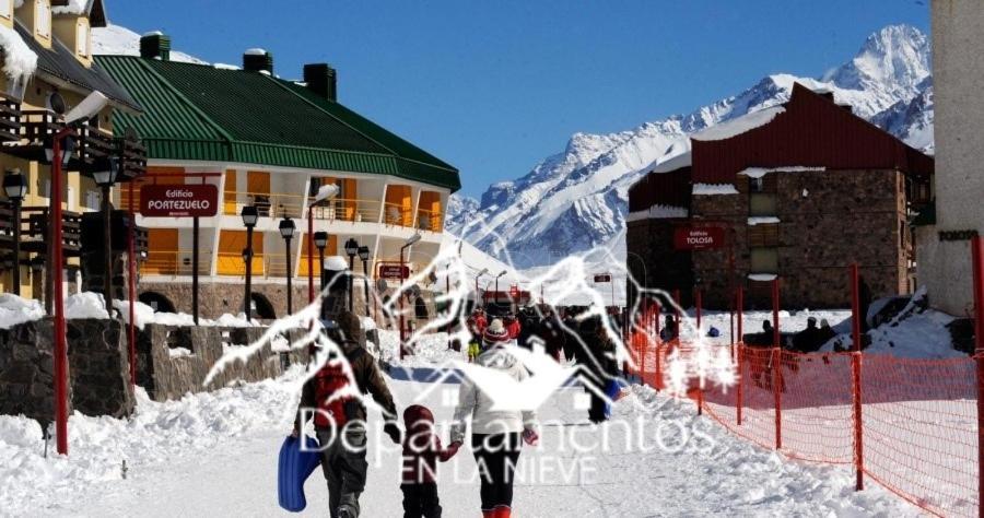 Hermoso Departamento Frente A Las Montanas Los Penitentes Exterior foto